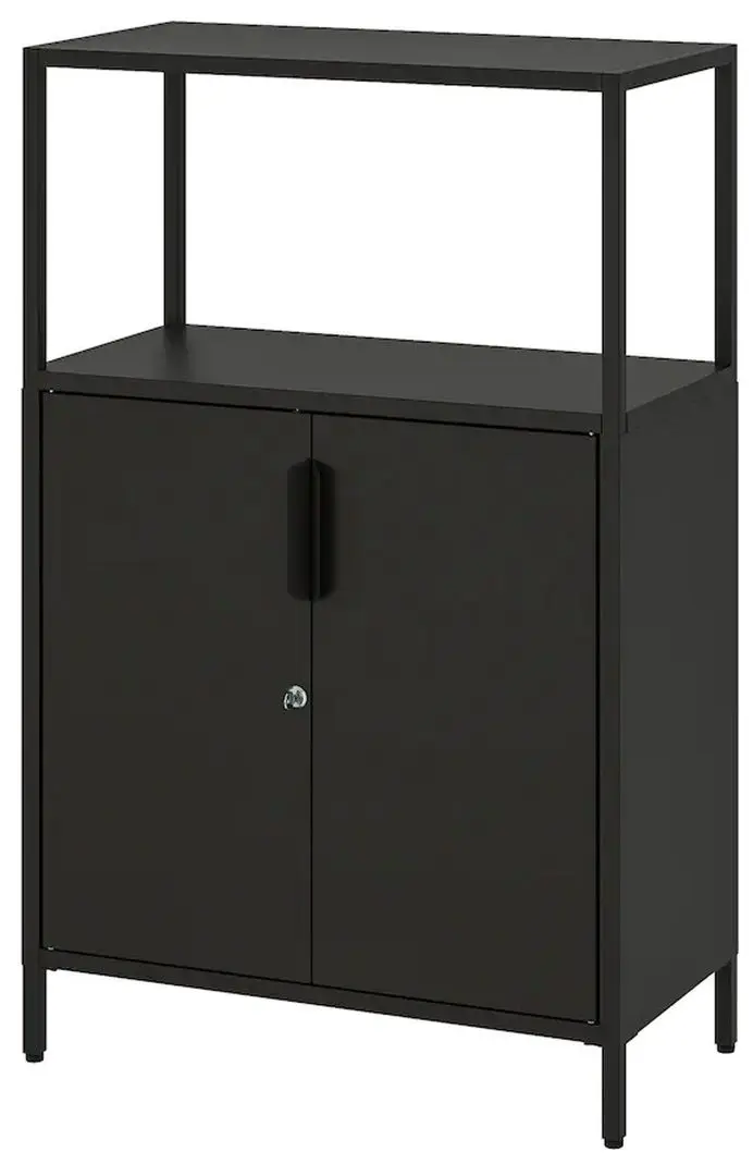 Tumba Ikea Trotten cu usi 70x110 (Antracit)