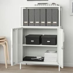 Tumba Ikea Trotten cu usi 70x110 (Alb) Thumb