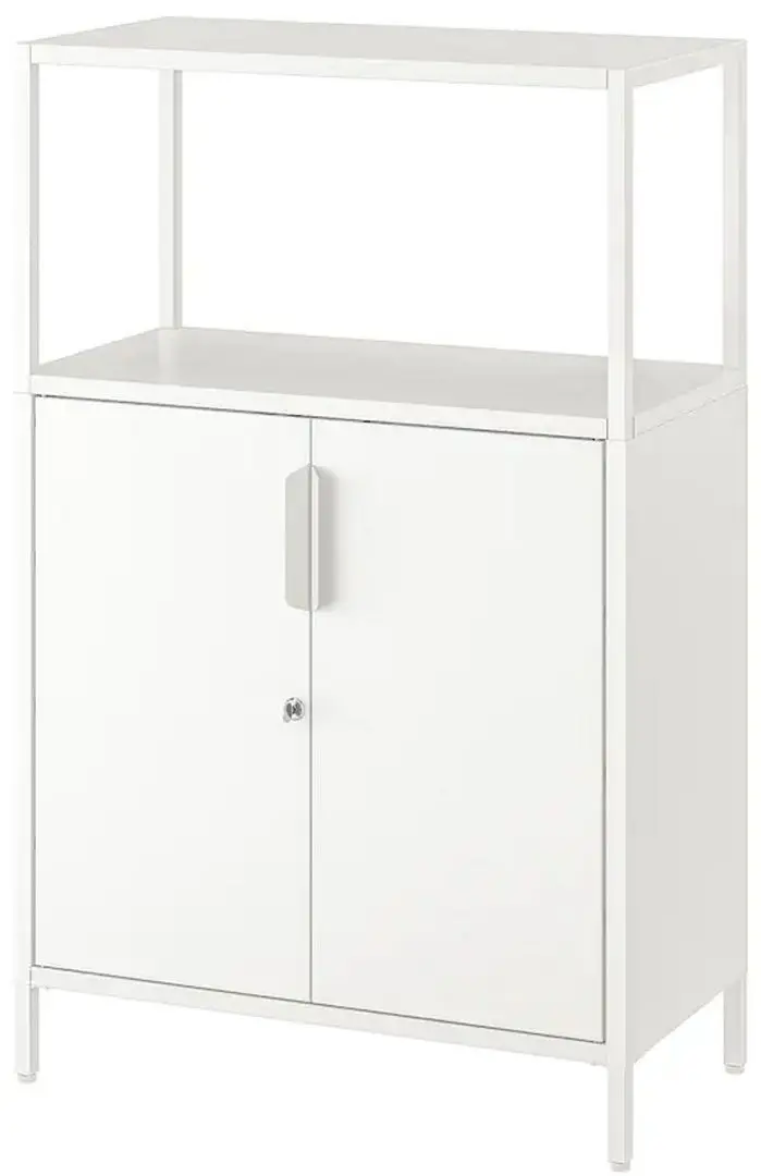 Tumba Ikea Trotten cu usi 70x110 (Alb)