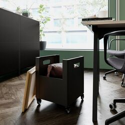 Tumba Ikea Trotten cu rotile 35x47 (Antracit) Thumb