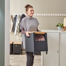 Tumba Ikea Trotten cu rotile 35x47 (Antracit) Thumb