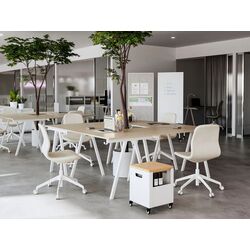 Тумба Ikea Trotten с колесами 35x47 (Белый) Thumb