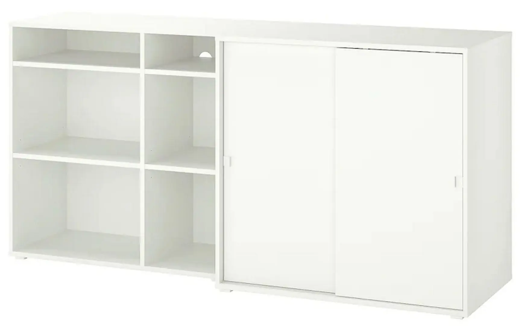 Sistem de depozitare Ikea Vihals 190x47x90 (Alb)