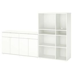 Sistem de depozitare Ikea Vihals 235x37x140 (Alb)