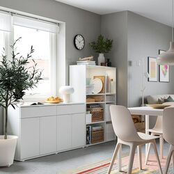 Sistem de depozitare Ikea Vihals 235x37x140 (Alb) Thumb