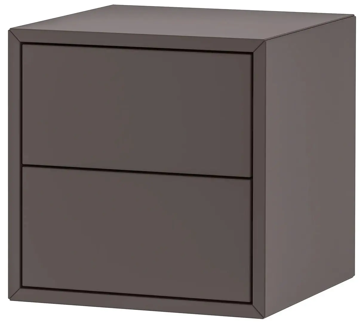 Tumba suspendata Ikea Besta cu 2 sertare 35x35x35 (Gri-inchis)