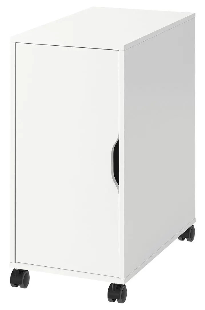 Tumba pe role Ikea Alex 36x76 (Alb/Negru)