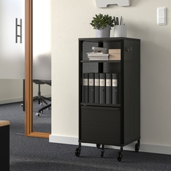 Тумба выкатная Ikea Bekant 41x101 (Черный)