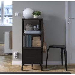 Tumba pe role Ikea Bekant 41x101 (Negru) Thumb