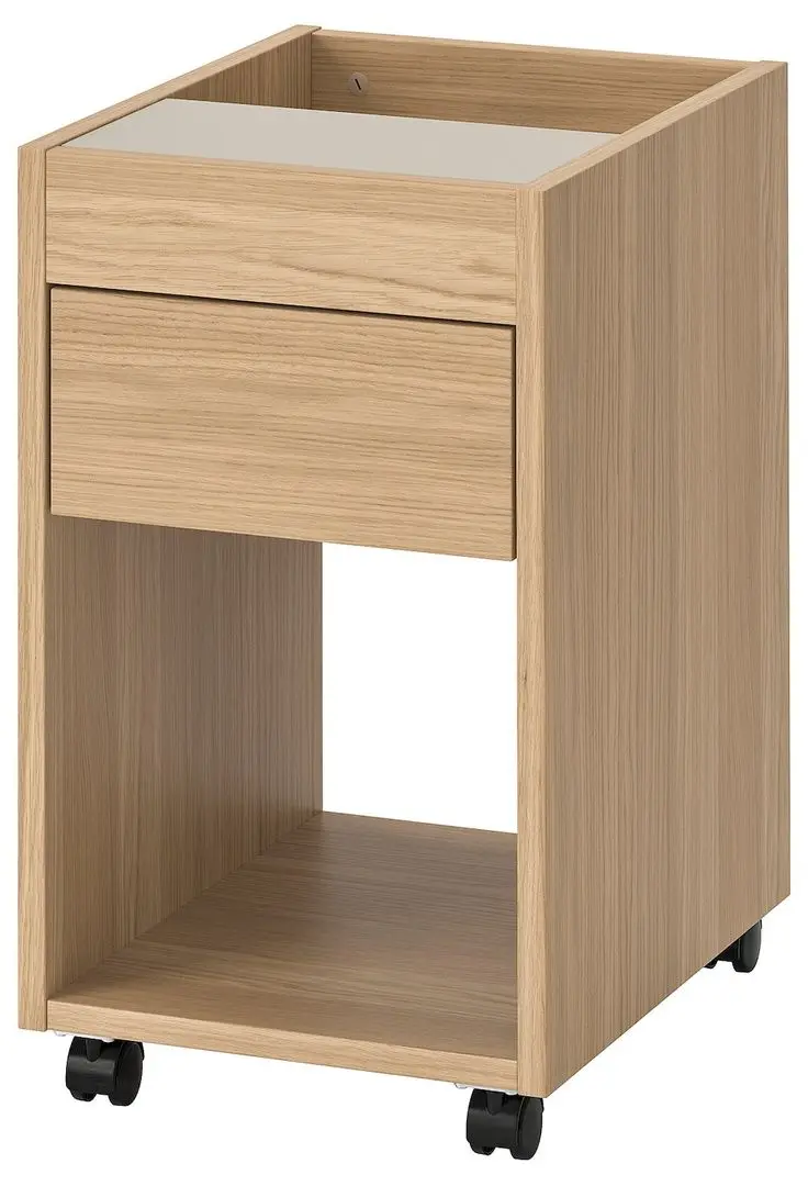 Tumba pe role Ikea Tonstad 35x60 (Furnir Stejar)