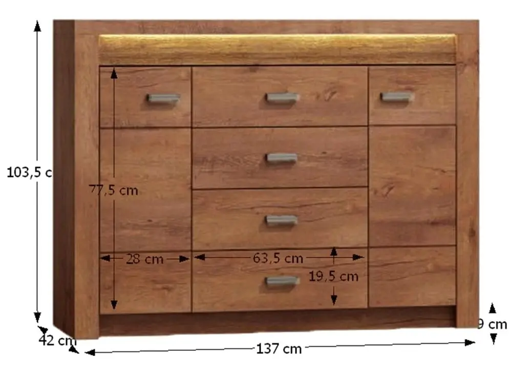 Tumba Tempo Kondela Infinity I-07 (Ash Light)