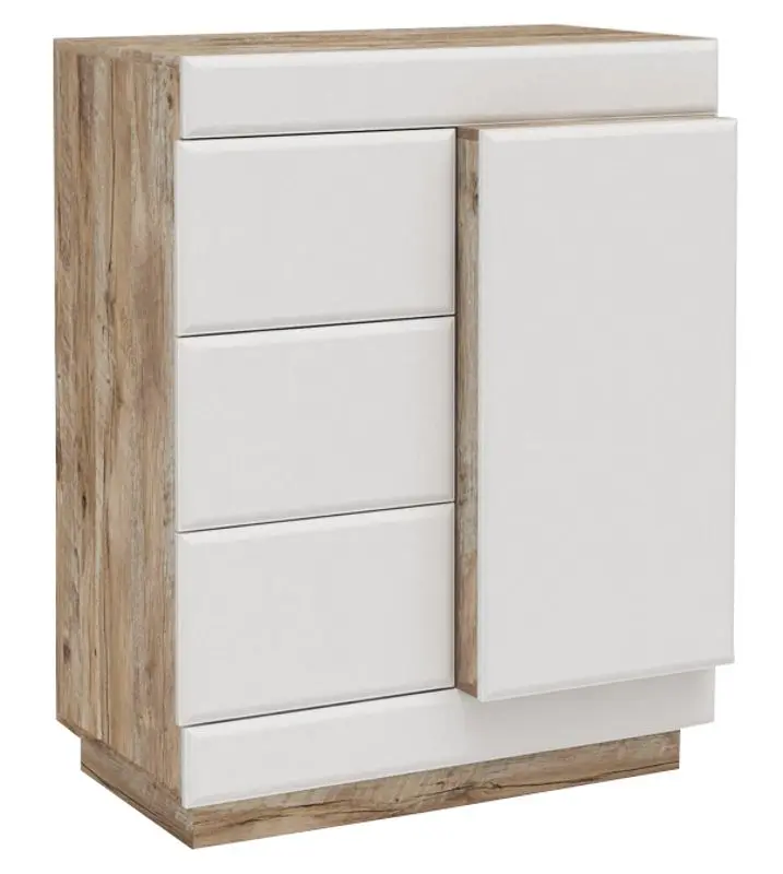 Tumba КМК 0554.2 Rokset 1D3IA (White Gloss/Yukkon oak)