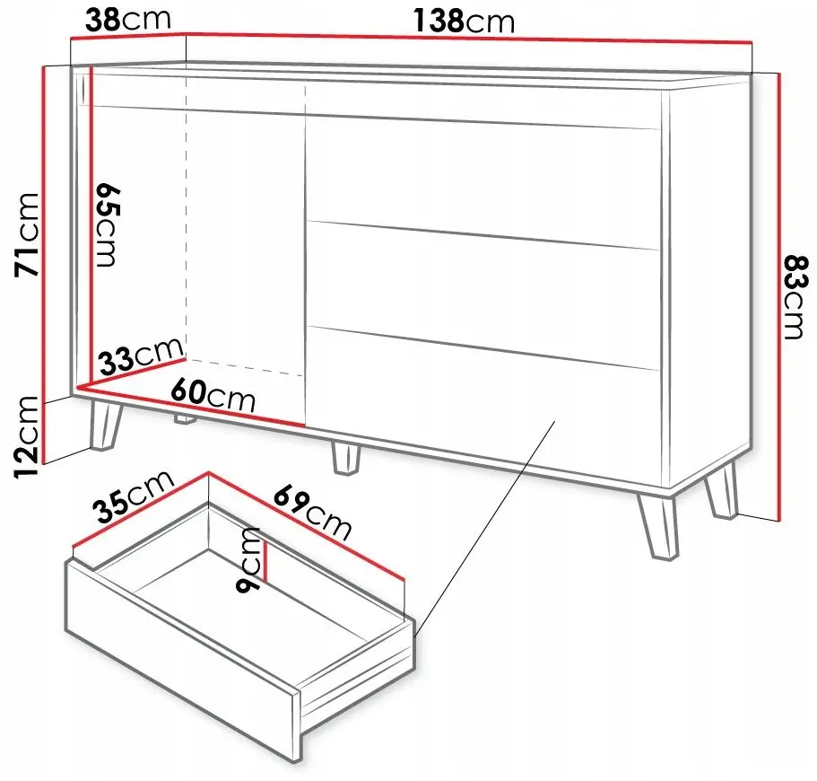 Tumba Mirjan24 Elsie/Nord (Wotan Oak/Anthracite) - 4