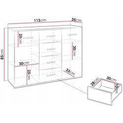 Tumba Mirjan24 Eternity/Jacob II (Sonoma Oak) Thumb