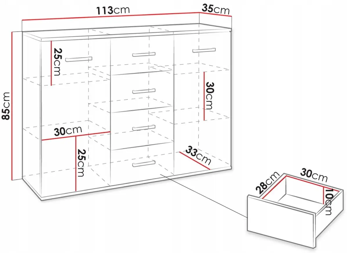 Tumba Mirjan24 Eternity/Jacob II (Sonoma Oak) - 3