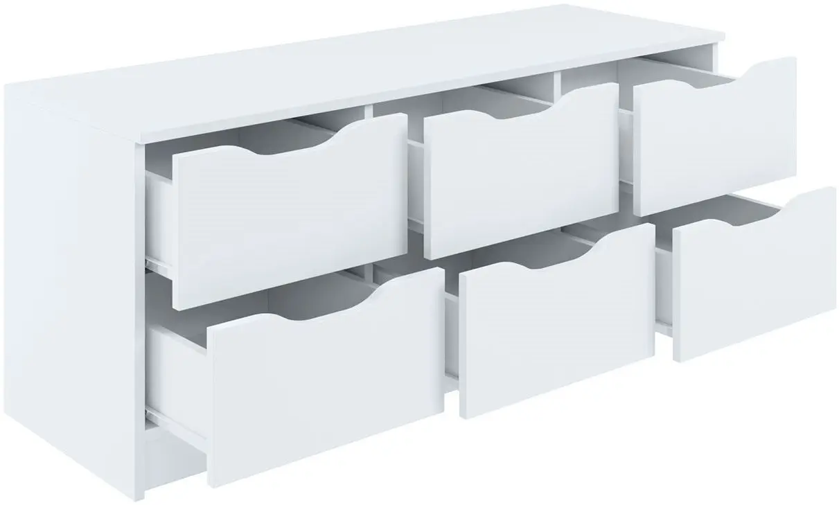 Комод Mirjan24 Fulmar/Gratus 6S (White) - 6