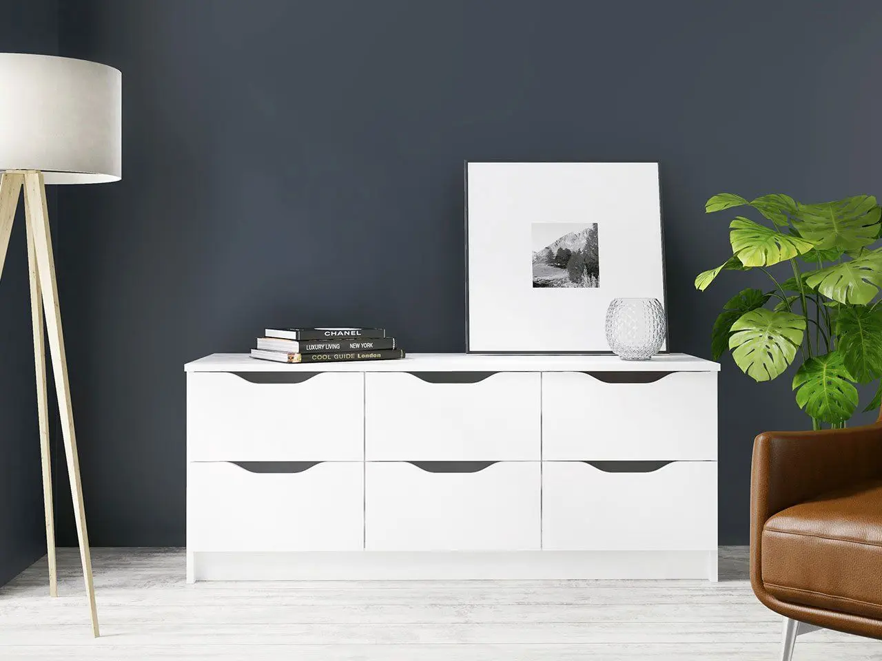 Комод Mirjan24 Fulmar/Gratus 6S (White) - 4