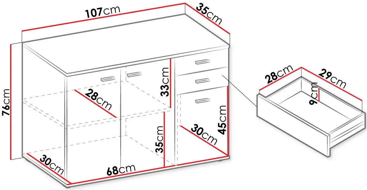 Тумба Mirjan24 Jowaz/Mike 1 (White) - 3