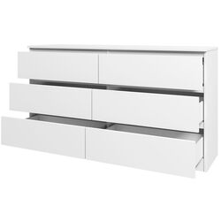 Комод Mirjan24 Osko/Malwa M6 140 (White) Thumb