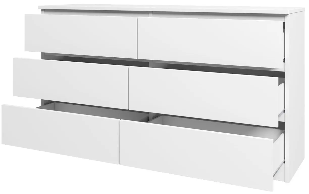 Комод Mirjan24 Osko/Malwa M6 140 (White) - 4
