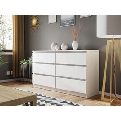 Комод Mirjan24 Osko/Malwa M6 140 (White) Thumb