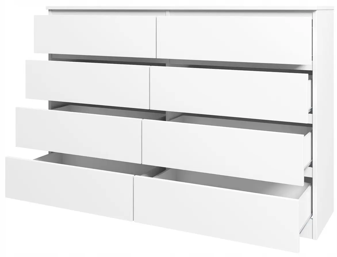 Комод Mirjan24 Osko/Malwa M8 140 (White) - 2