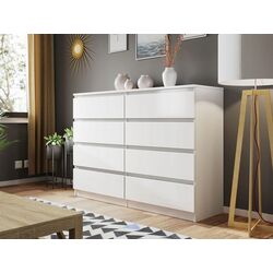 Комод Mirjan24 Osko/Malwa M8 140 (White) Thumb