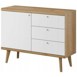 Tumba Mirjan24 Prime/Primo KSZ 107 (Riviera Oak/White)