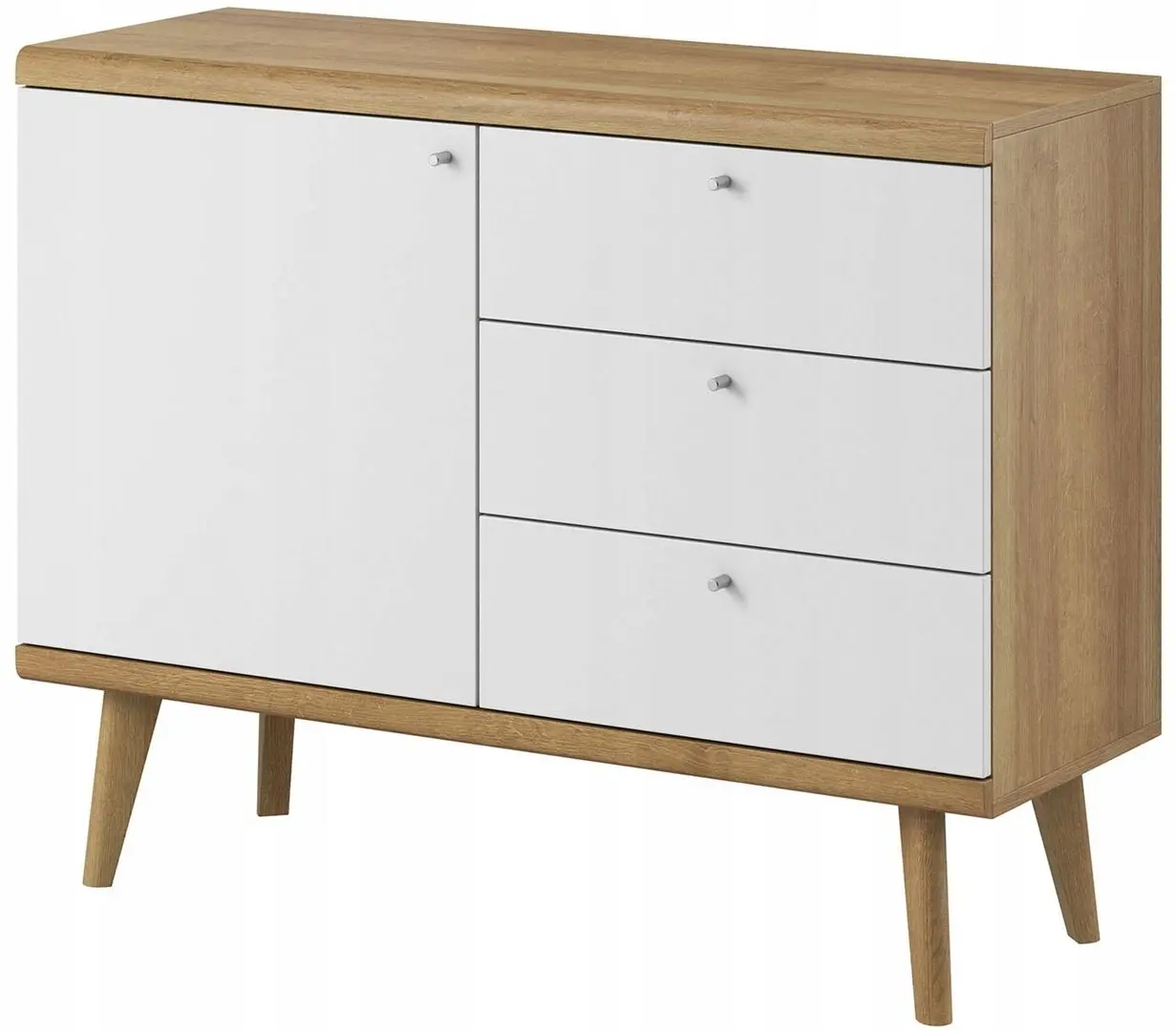 Tumba Mirjan24 Prime/Primo KSZ 107 (Riviera Oak/White)