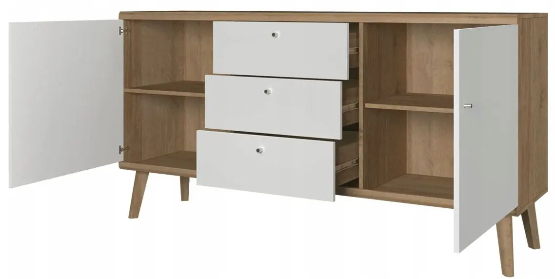 Tumba Mirjan24 Prime/Primo KSZ 160 (Riviera Oak/White) - 2