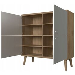 Tumba Mirjan24 Prime/Primo K 107 (Riviera Oak/White) Thumb