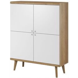 Tumba Mirjan24 Prime/Primo K 107 (Riviera Oak/White)