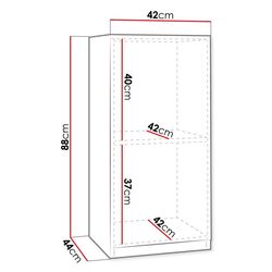 Dulap Mirjan24 Sterlet/Luna S90 (Artisan Oak) Thumb