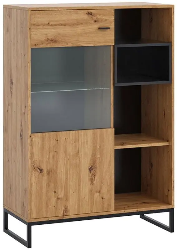 Tumba Mirjan24 Olier WIT90 OL10 LED (Artisan Oak/Black)