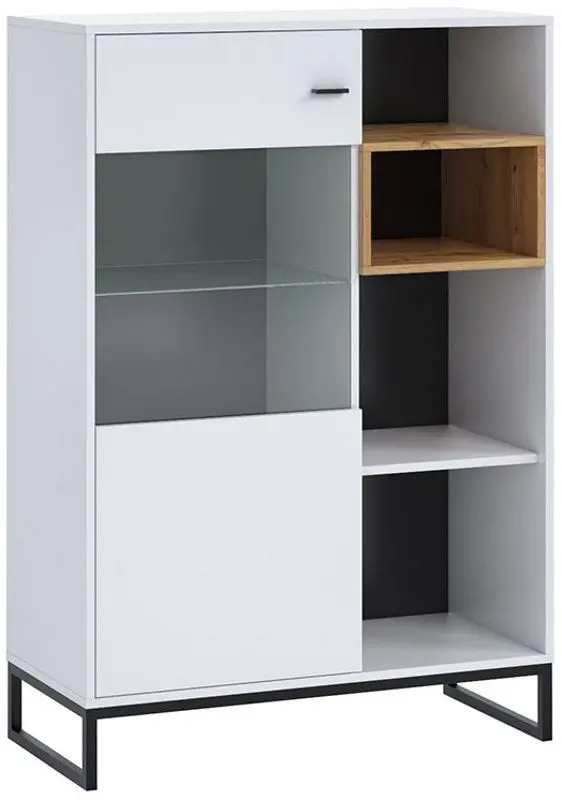 Tumba Mirjan24 Olier WIT90 OL10 LED (White/Artisan Oak)