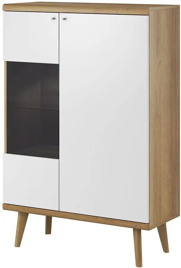 Tumba Mirjan24 Prime/Primo WT90 (Riviera Oak/White)