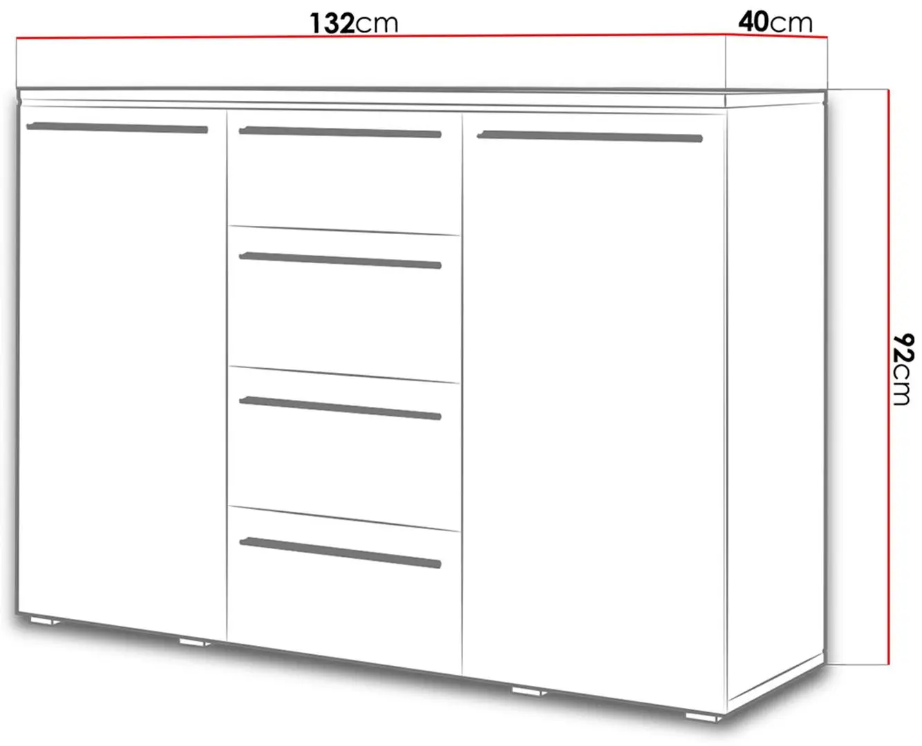 Tumba Mirjan24 Amber 26 (White/White Gloss) - 3