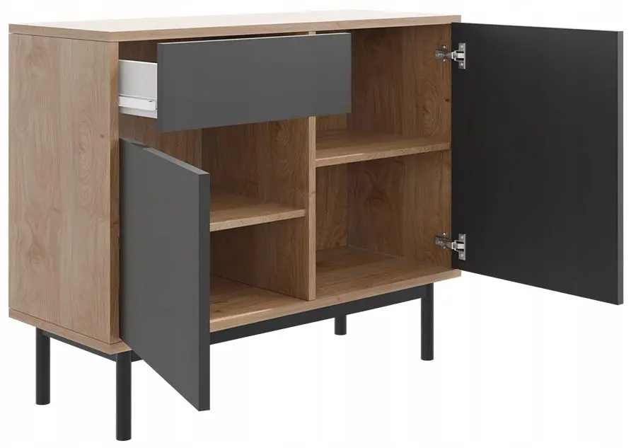 Tumba Mirjan24 Bruno/Basic K104 (Hickory Jackson/Graphite)