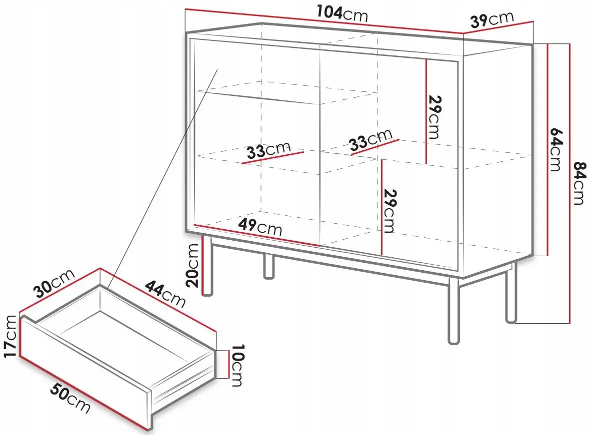 Tumba Mirjan24 Bruno/Basic K104 (Hickory Jackson/Graphite)