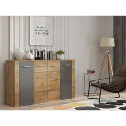 Tumba Mirjan24 Donna/Aurora III (Artisan Oak/Grey) Thumb