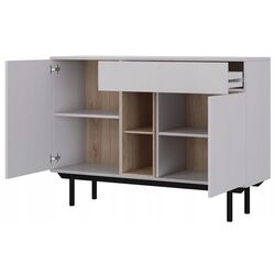 Tumba Mirjan24 Francisco/Inox K125 (Grey/Hickory Jackson) Thumb