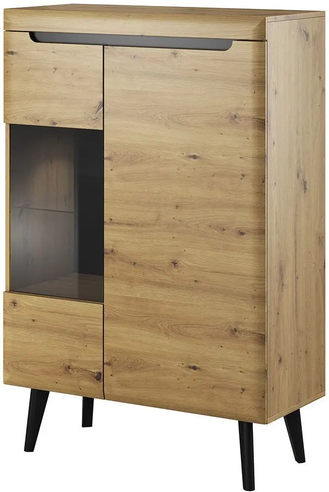 Tumba Mirjan24 Nirus/Nordi WT90 LED (Artisan Oak/Black)