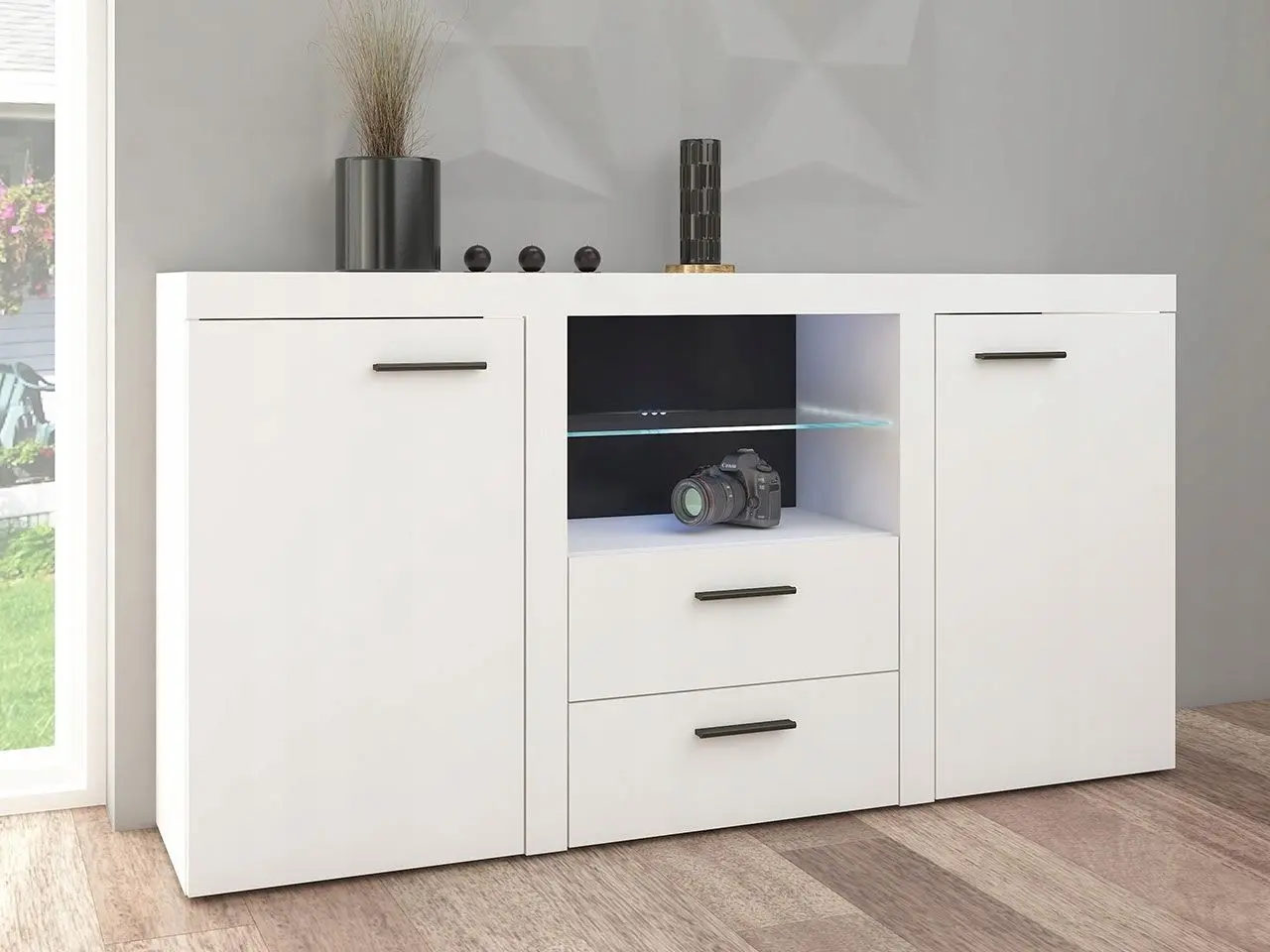 Тумба Mirjan24 Rodos/Rumba 1 LED (White) - 4