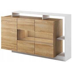 Tumba Mirjan24 Tauron/Alva (White/Grand Oak)