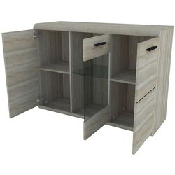 Tumba-Vitrina Mirjan24 Emma/Link 120 Li10 (Sonoma Oak) Thumb