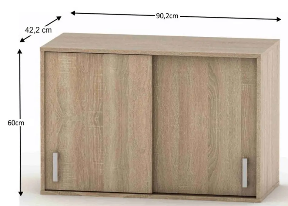 Mezanin Tempo Kondela Betty 4 BE04-005-00 (Sonoma Oak) - 2