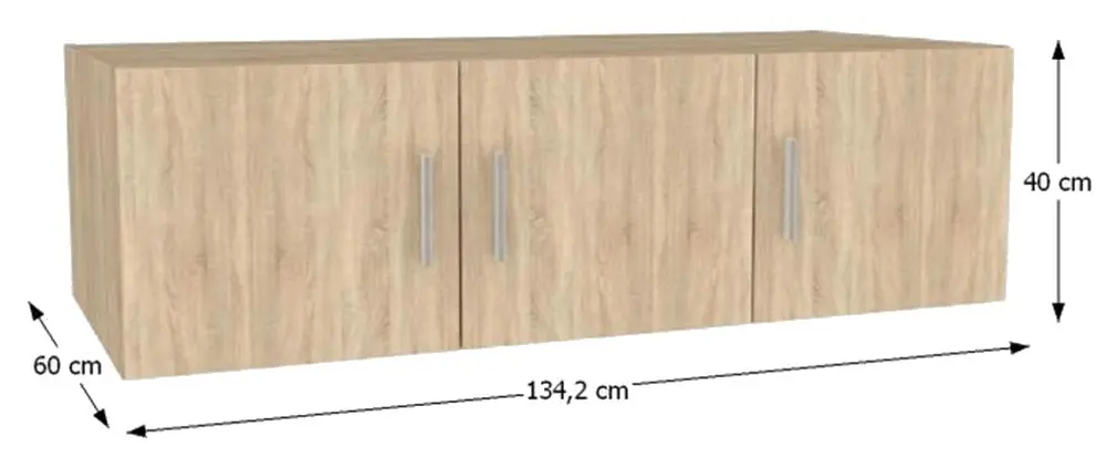 Антресоль Mobhaus Invita Typ 7 (Sonoma Oak) - 2