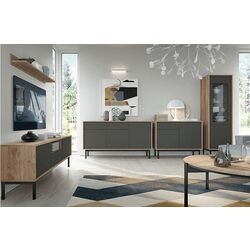 Tumba Mobhaus Bergen BK104 (Jackson Hickory Oak/Graphite) Thumb