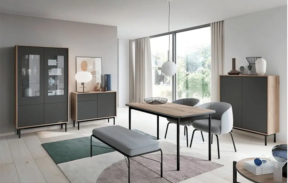 Tumba Mobhaus Bergen BK104 (Jackson Hickory Oak/Graphite)