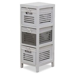 Comoda Mobhaus Bibi 3 (White/Gray)